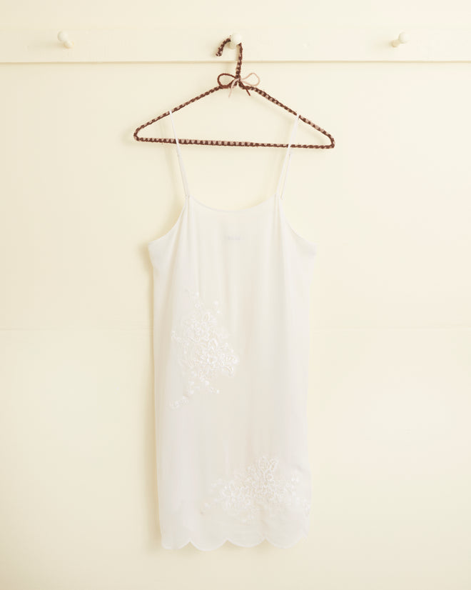 Lace Appliqué Scallop Slip SLIP DRESSES BODE New York