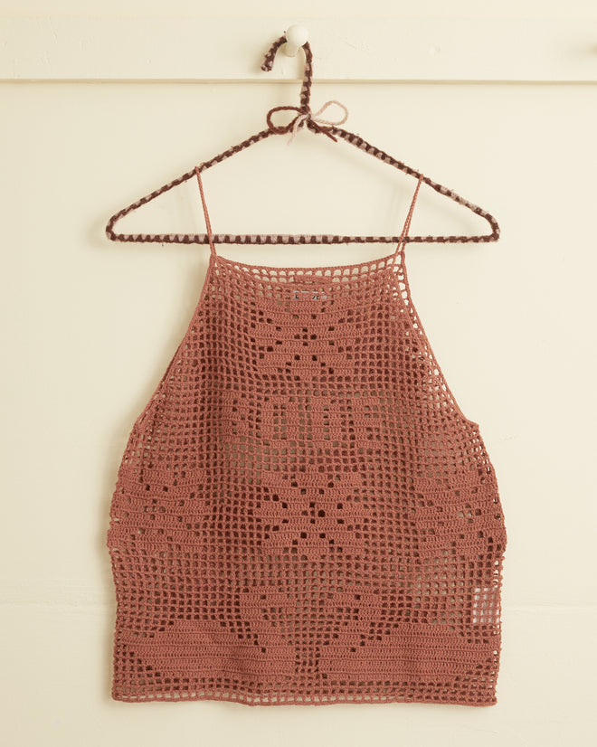Mansfield Tank - Brown WOMENS KNIT TOPS BODE New York