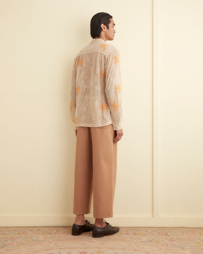 Mesh Lilium Long Sleeve Shirt SHIRT BODE New York