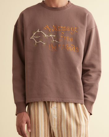 Message Crewneck CUT AND SEW BODE New York
