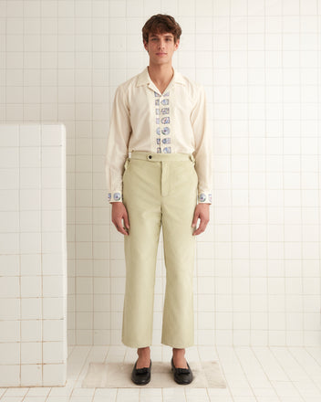 Mint Corduroy Trousers SHIRT BODE New York