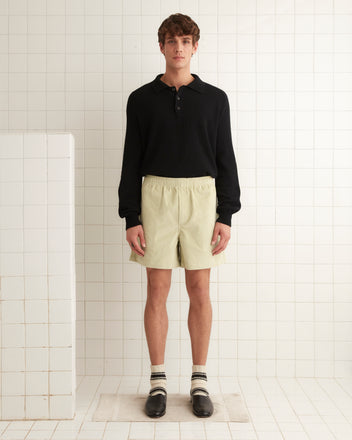 Mint Corduroy Shorts