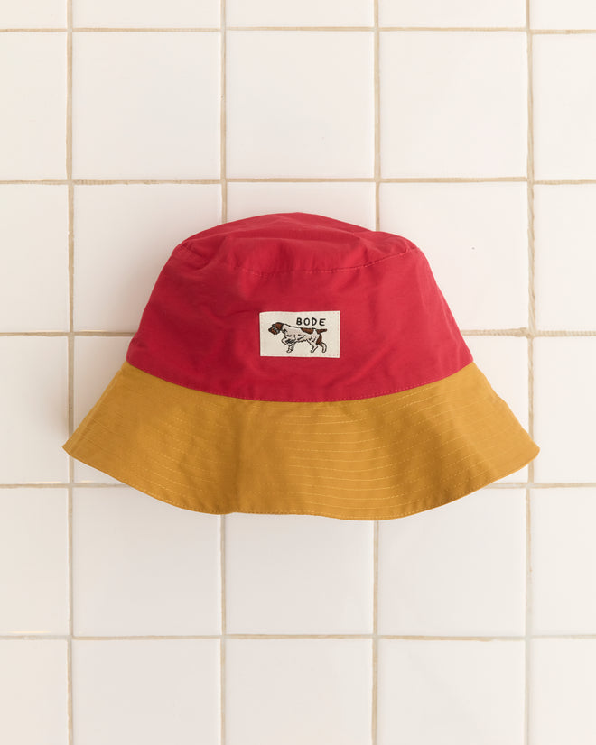 Monday Bucket Hat - Red Accessories BODE