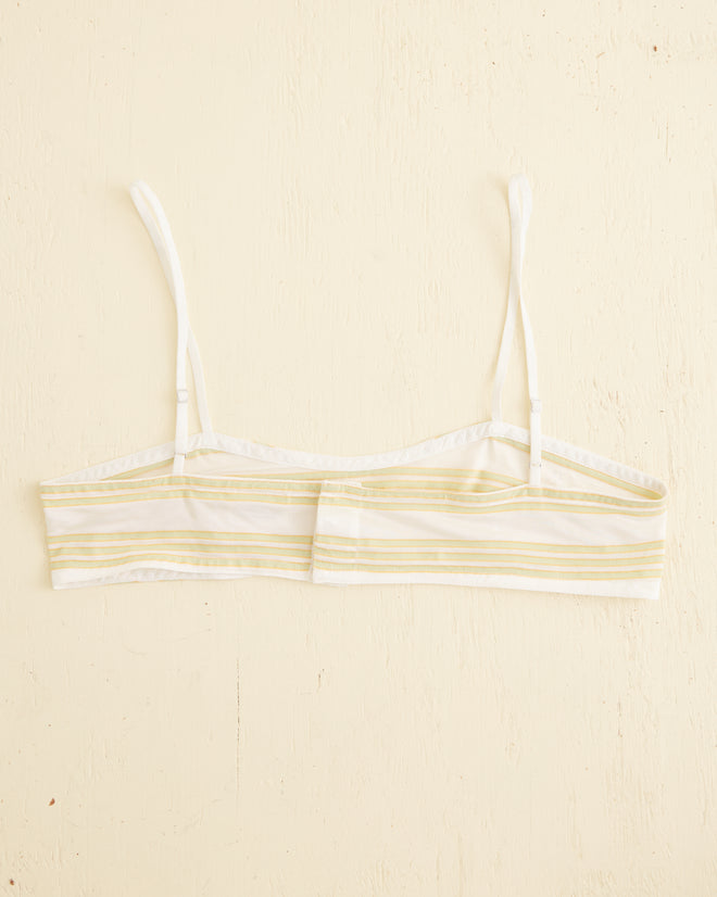Morris Stripe Club Bra UNDERPINNINGS BODE New York