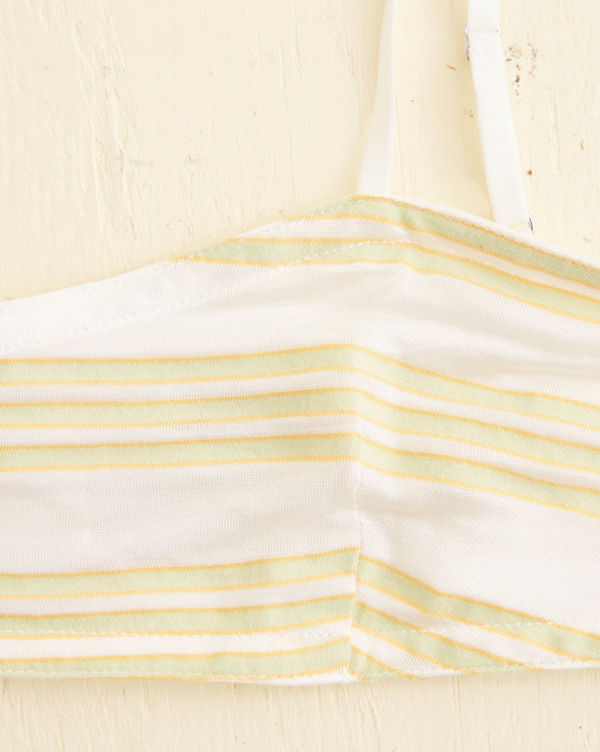 Morris Stripe Club Bra UNDERPINNINGS BODE New York