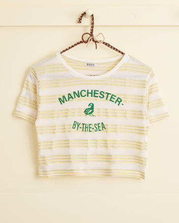 Morris Stripe Tee WOMENS CUT AND SEW BODE New York