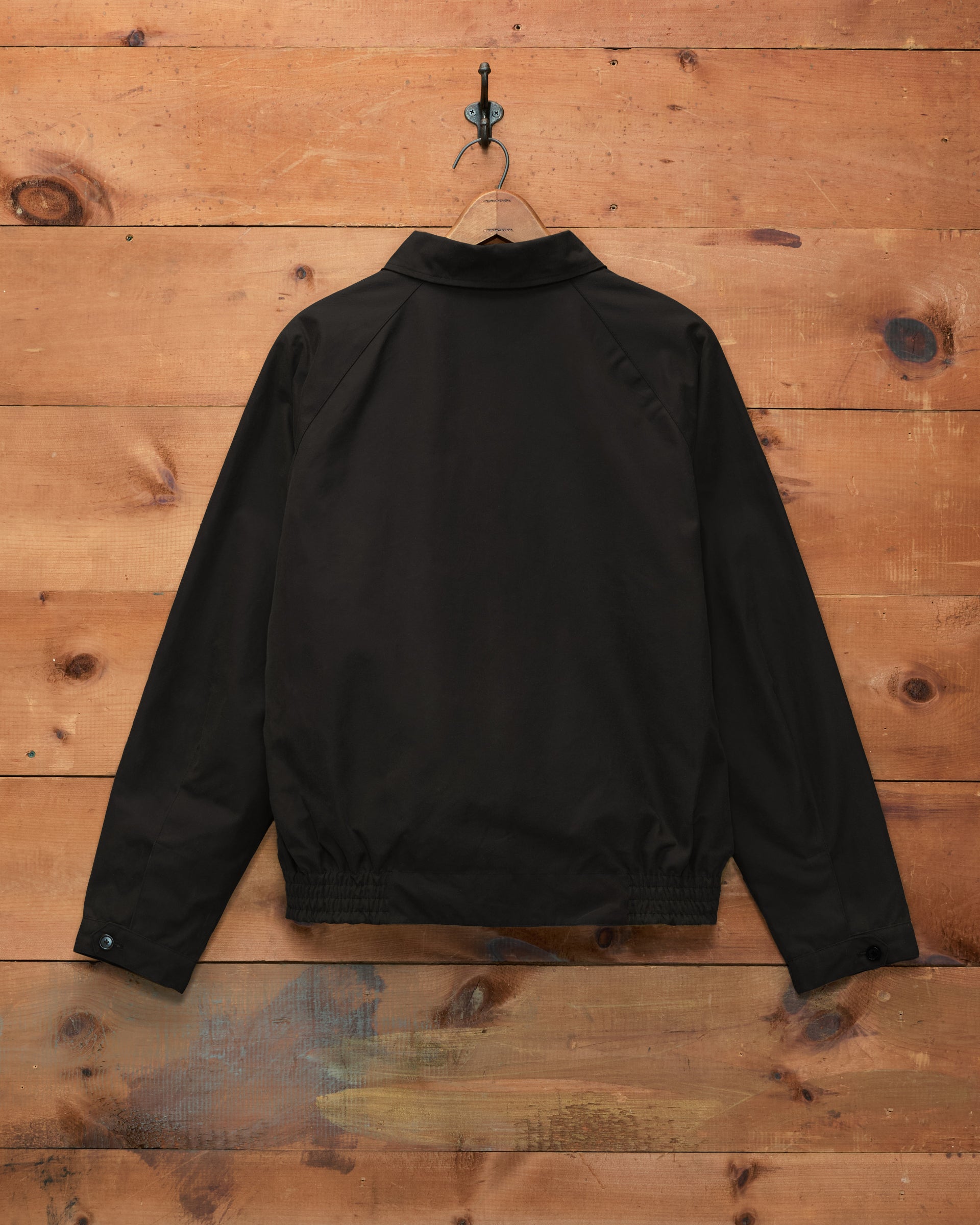 Waxed Coach's Jacket - Black – BODE
