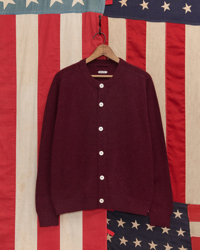 Orchard Cardigan - Maroon