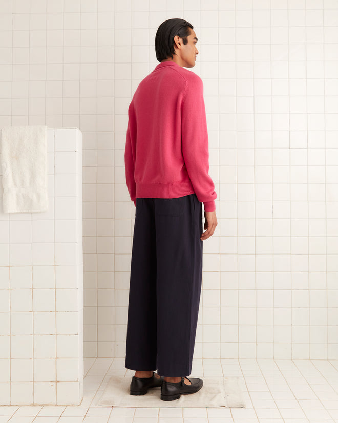Cashmere Polo - Pink KNITWEAR BODE New York