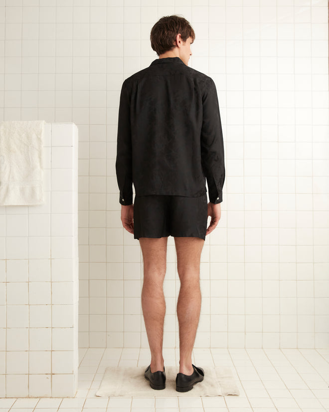 Football Jacquard Boxers - Black MENS SHORTS BODE New York