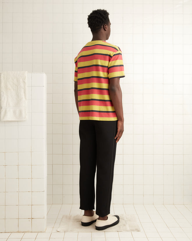 Rec Stripe Pocket Tee MENS CUT AND SEW BODE New York