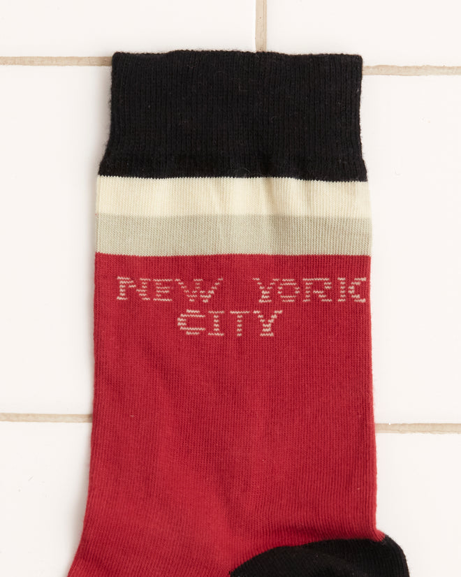 Fairground Socks - Red KNIT ACCESSORIES BODE New York