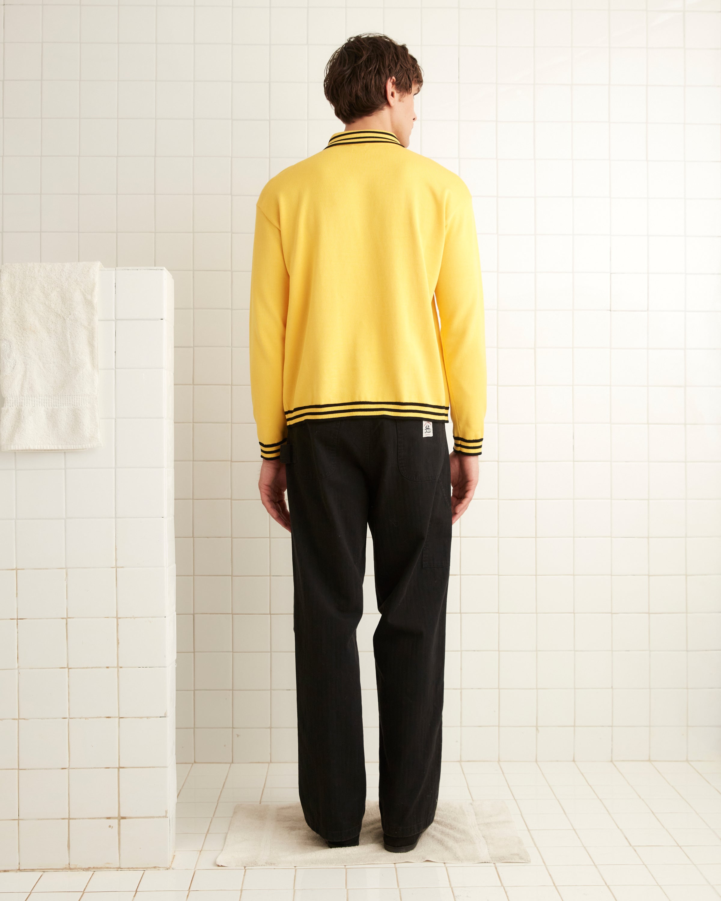 Club Long-Sleeved Polo - Yellow – BODE