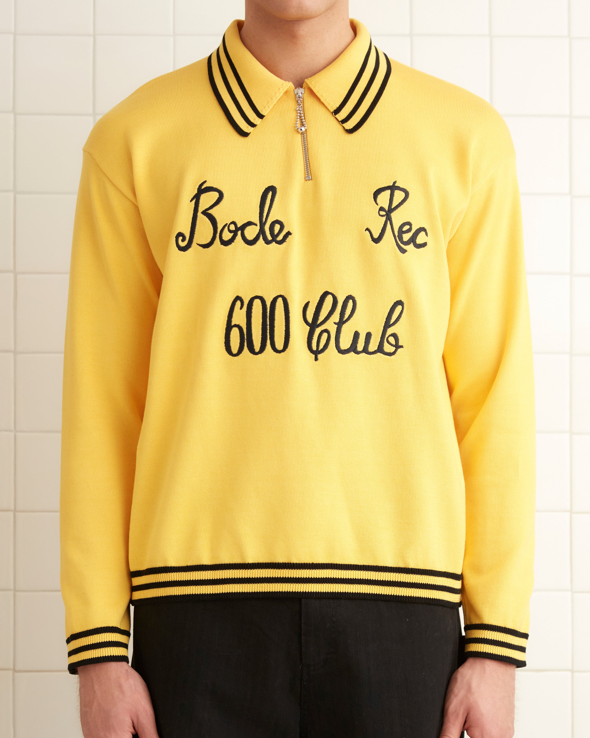 Club Long-Sleeved Polo - Yellow – BODE