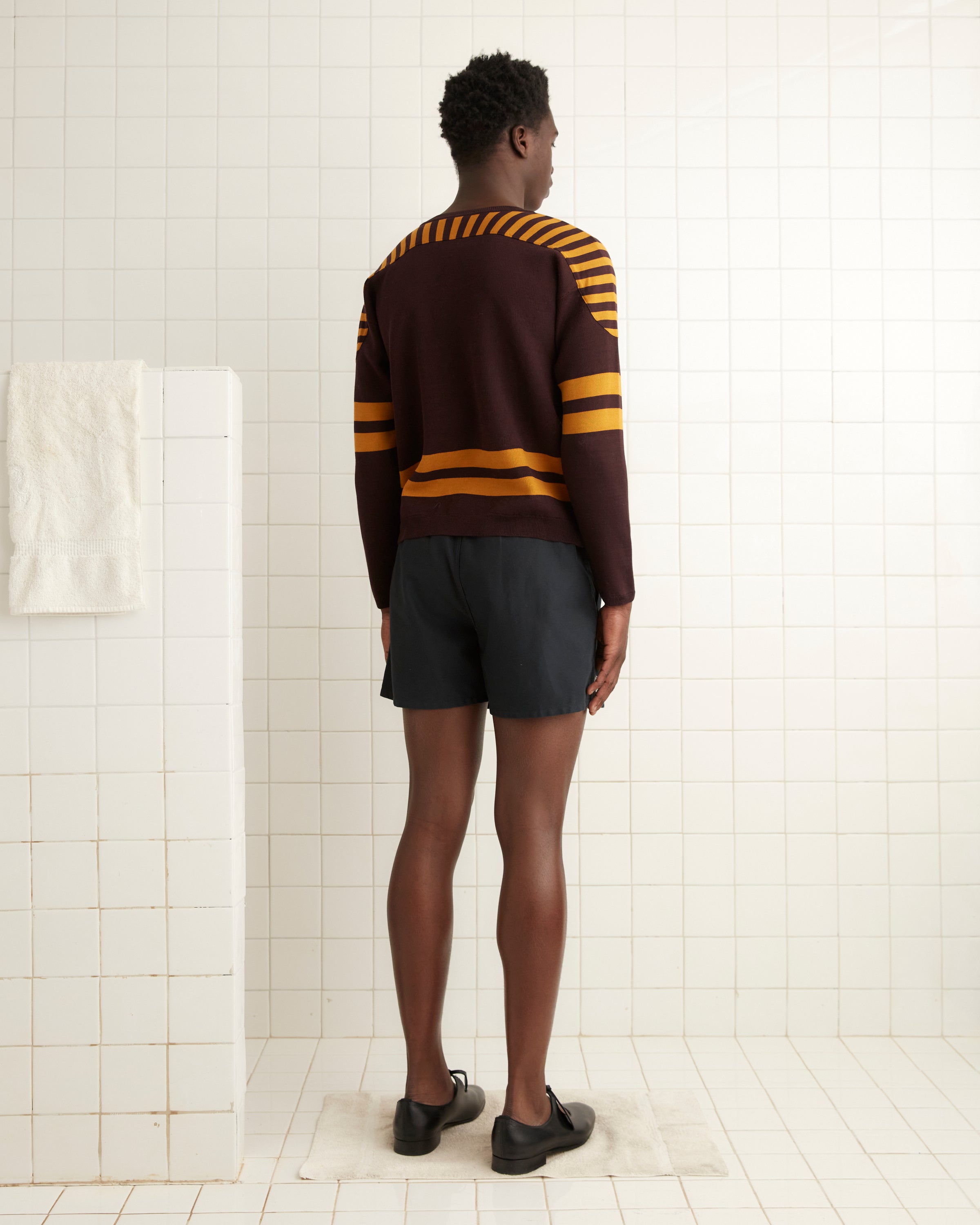 Rink Sweater - Brown/Yellow – BODE