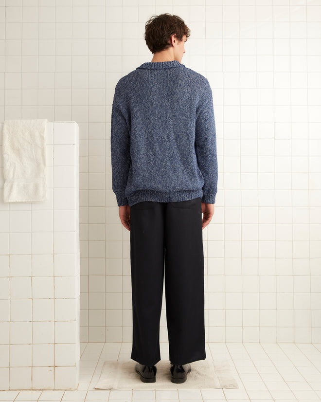 Melange Polo MENS KNIT TOPS BODE New York