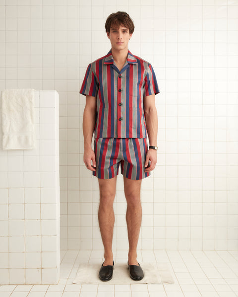 Bode Shore Stripe Long Sleeve Shirt | Liberty