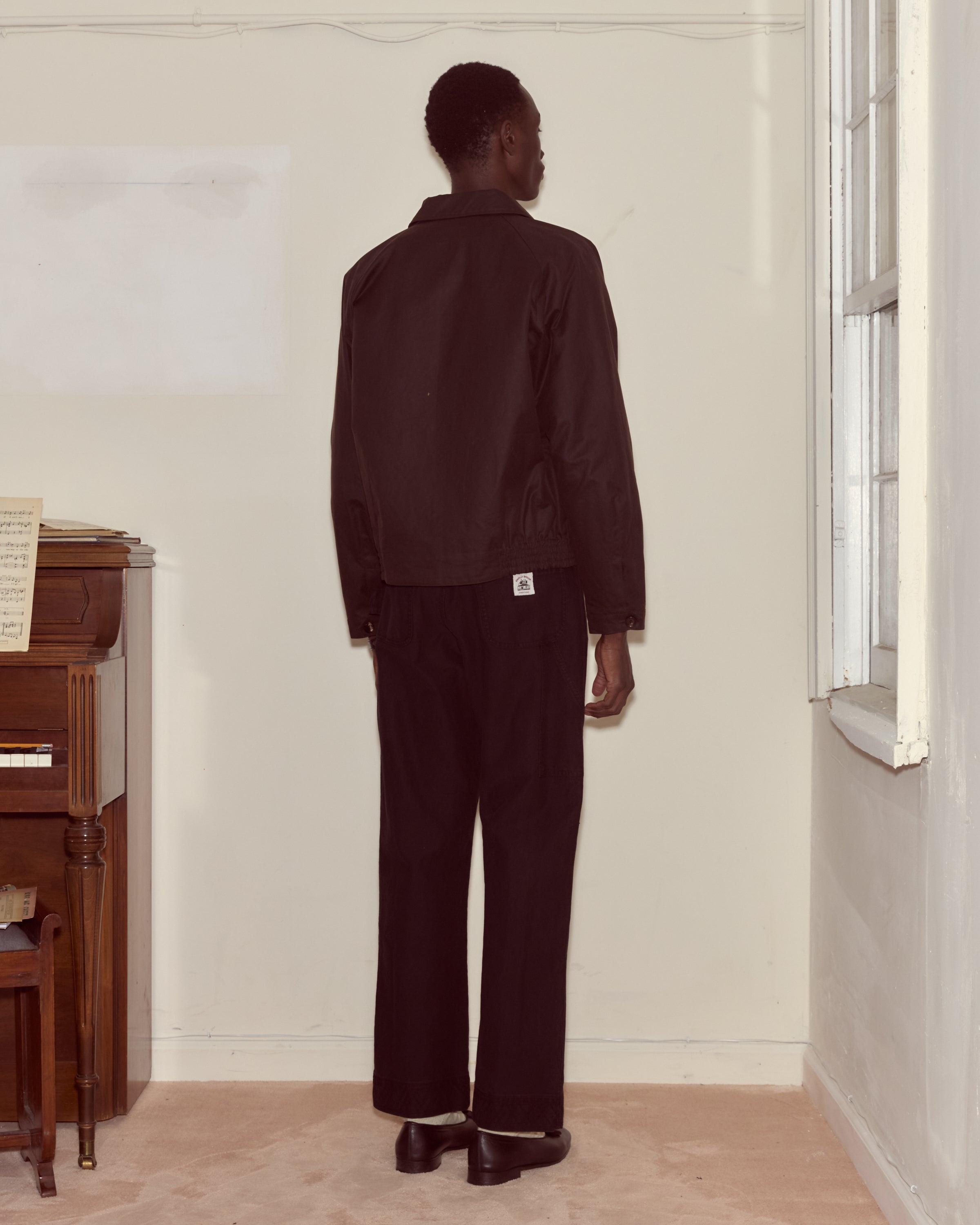 Waxed Coach's Jacket - Brown – BODE