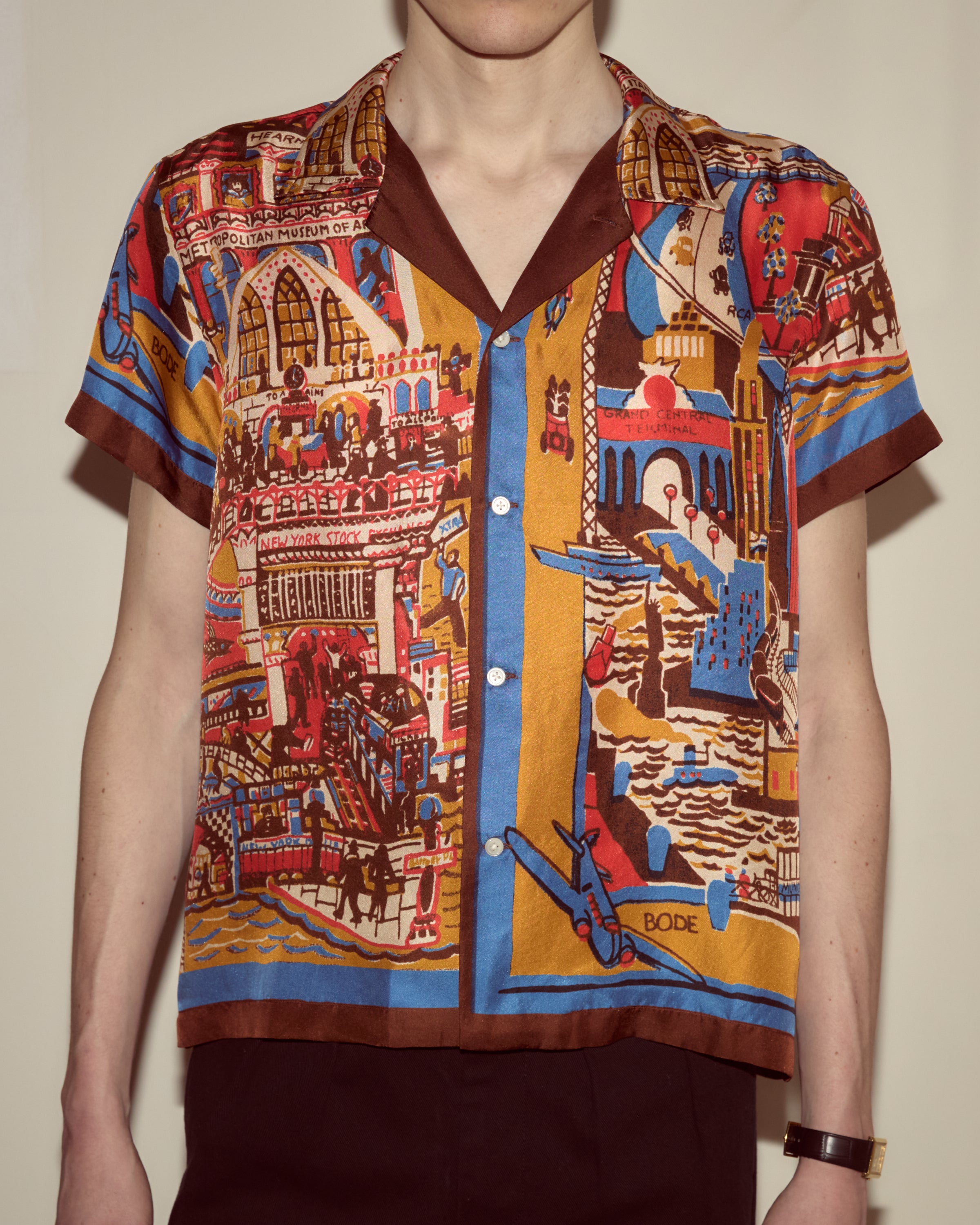 Manhattan Island Short Sleeve Shirt – BODE