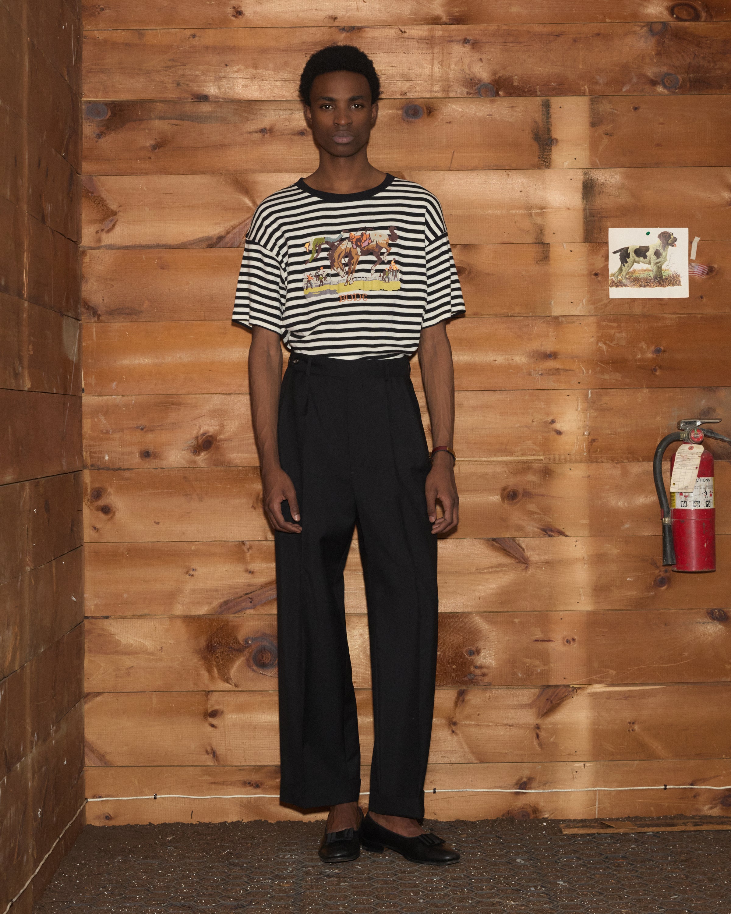 EL RODEO 　カットソー Rib Stripe Rodeo Tee – BODE