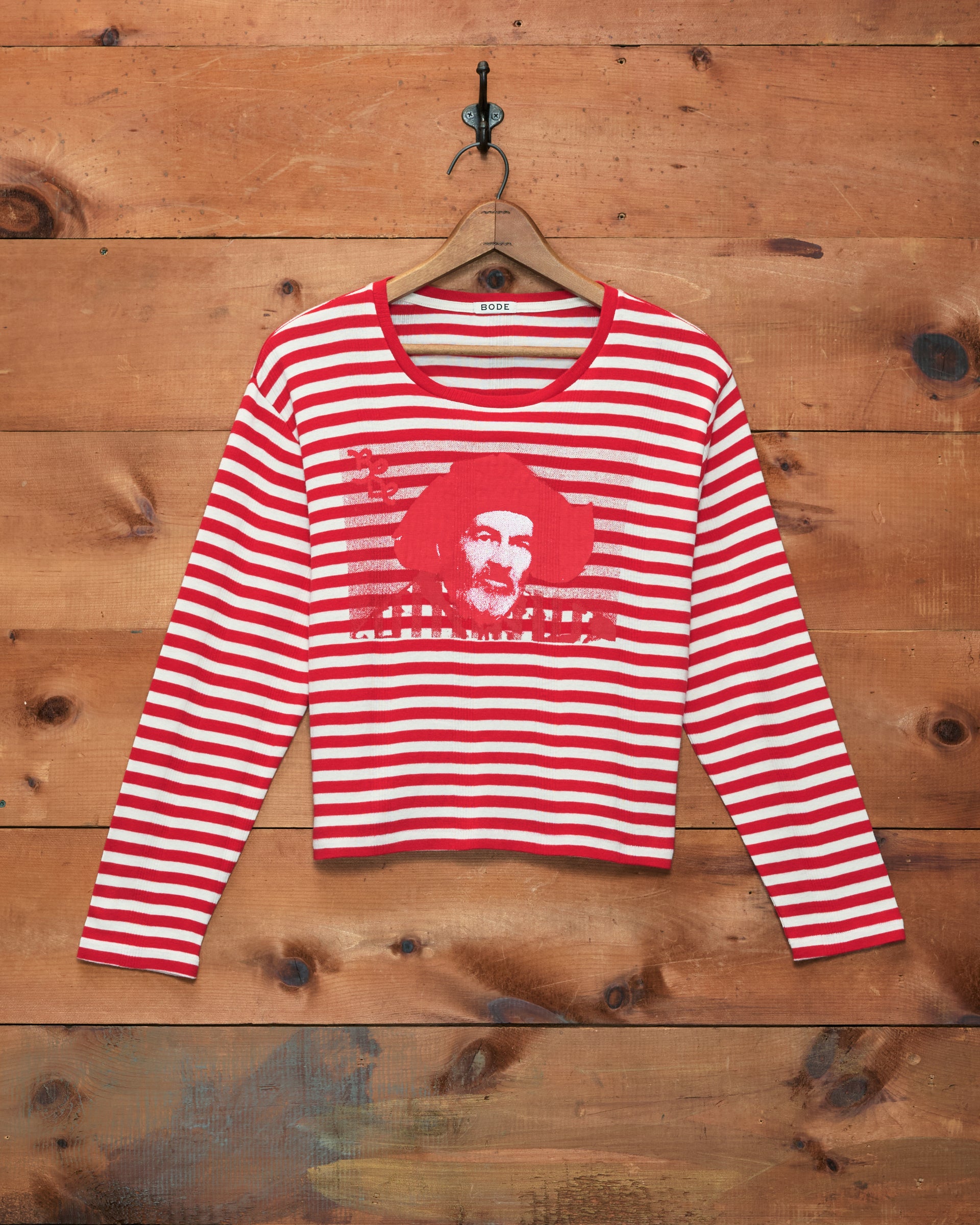 Rib Stripe Hayes Long Sleeve Tee