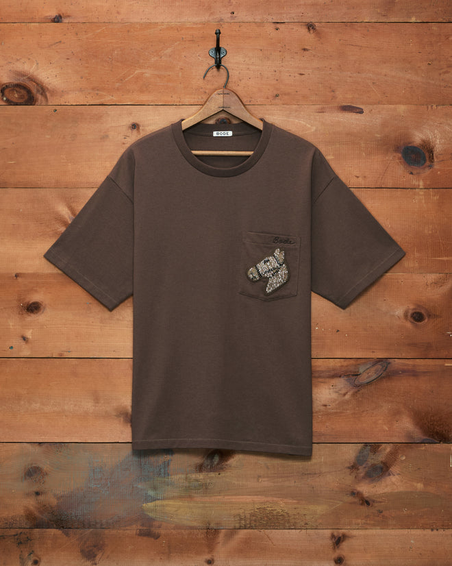 Sequin Pony Pocket Tee