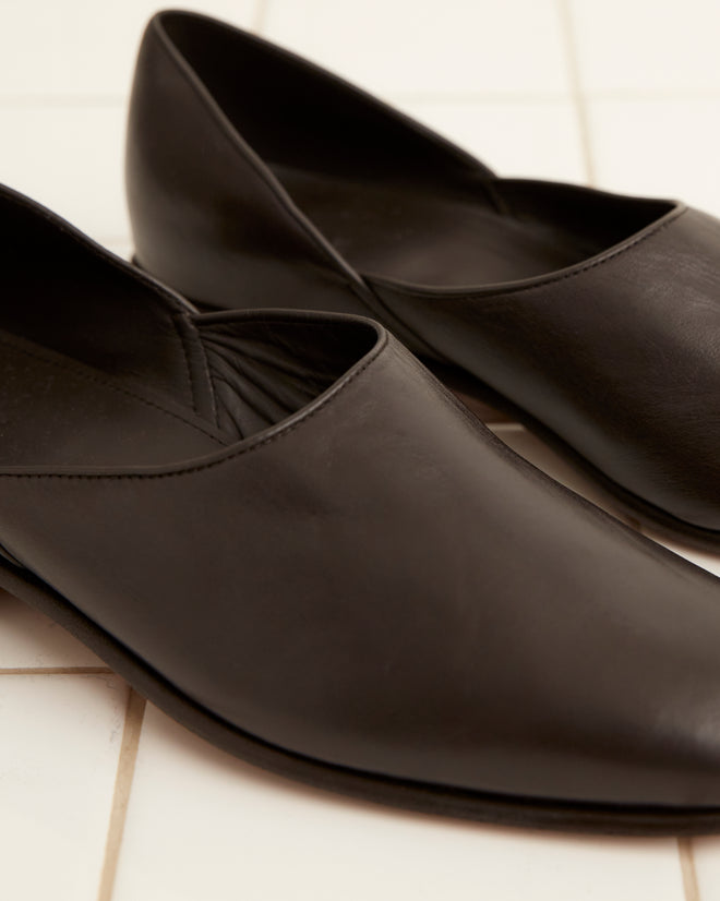 Leather House Shoes - Brown LOAFERS BODE New York