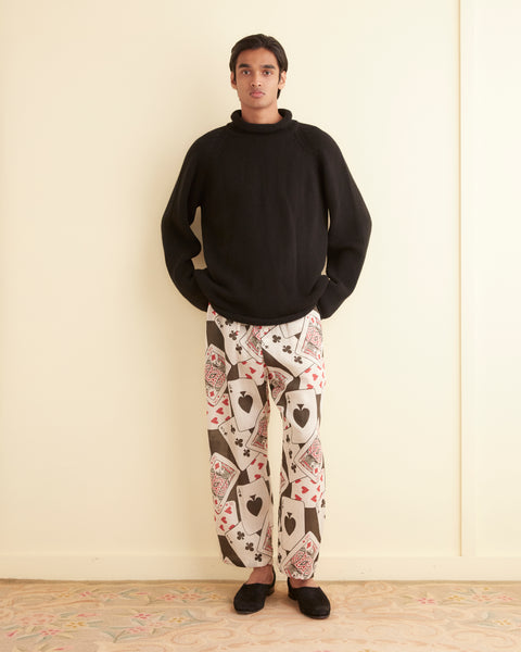 bode Midnight  Pajama Shirt bode Midnight Pajama Shirt