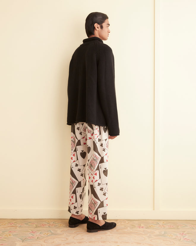 Ace of Spades Pajama Pants MENS TROUSERS BODE New York