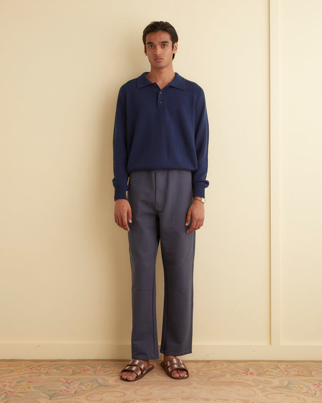 Sweatpants - Navy MENS CUT AND SEW BODE New York