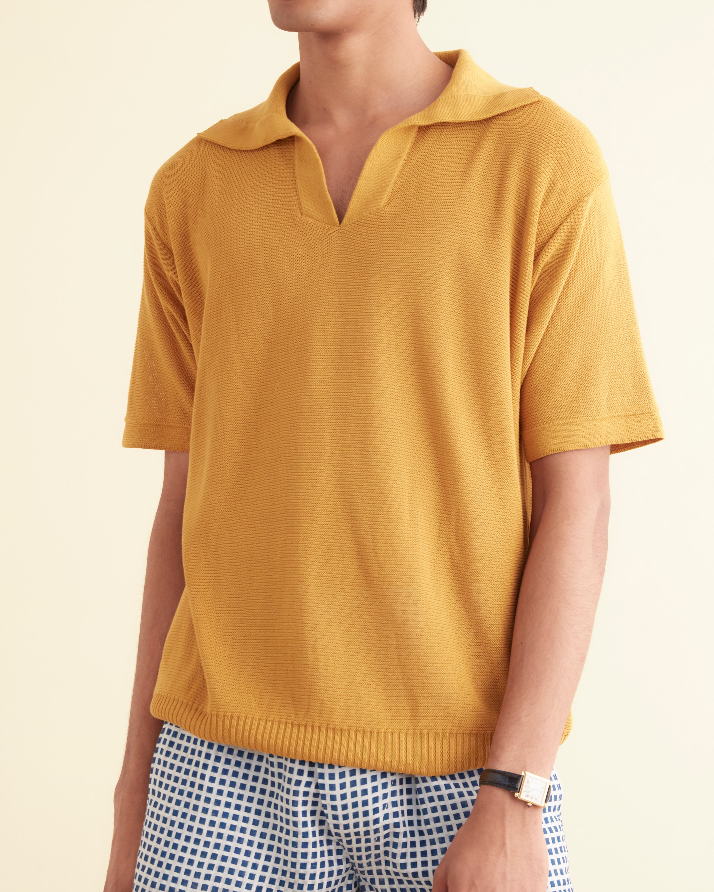 Boxy Polo - Mustard – BODE