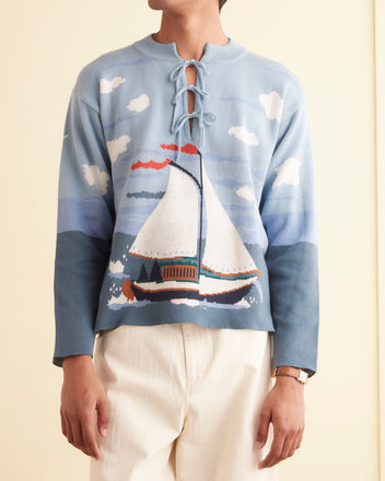 Pinafore Sweater MENS KNIT TOPS BODE New York