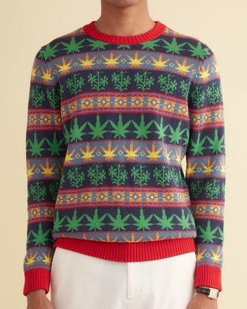 Marin Jacquard Sweater MENS KNIT TOPS BODE New York
