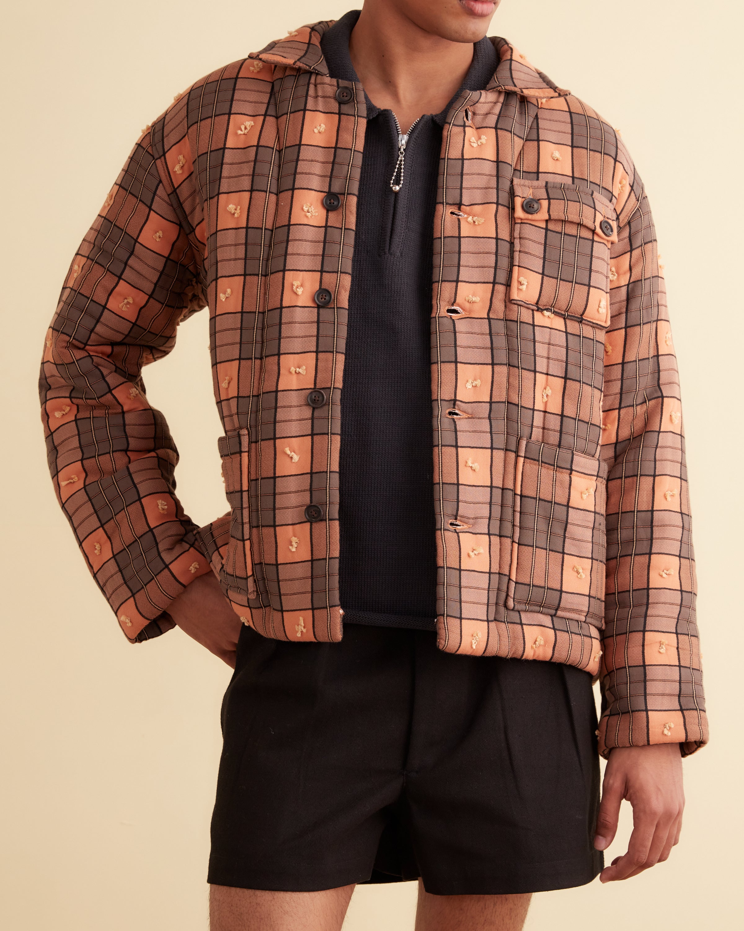 Russet Plaid Quilt Jacket – BODE