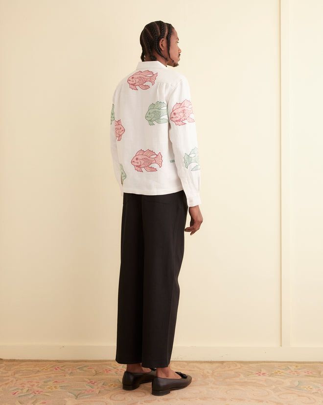 Piscine Appliqué Long Sleeve Shirt MENS SHIRTS BODE New York