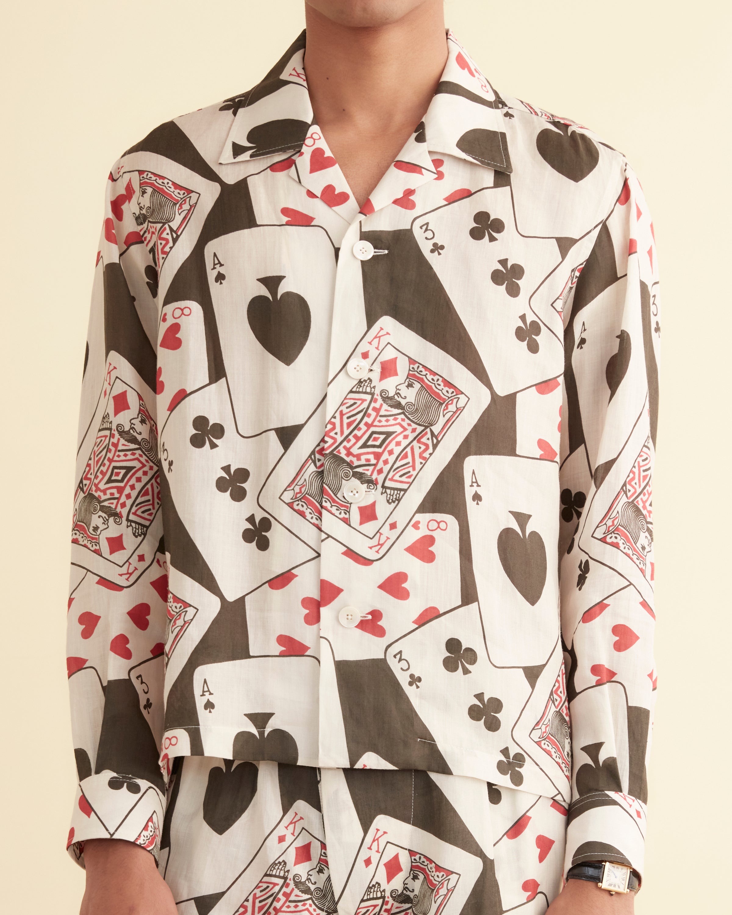 【購入予約済み g様】BODE Deck of cardsシャツ Ace of Spades Long Sleeve Shirt – BODE