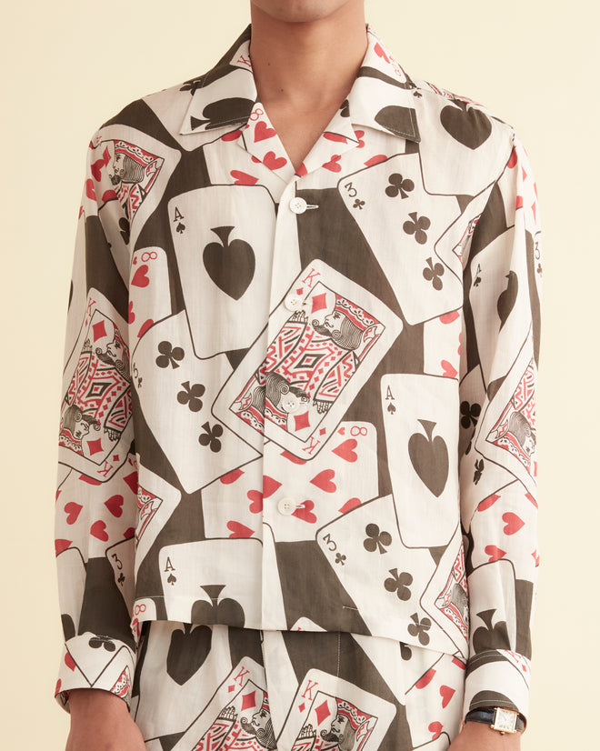 Ace of Spades Long Sleeve Shirt MENS SHIRTS BODE New York