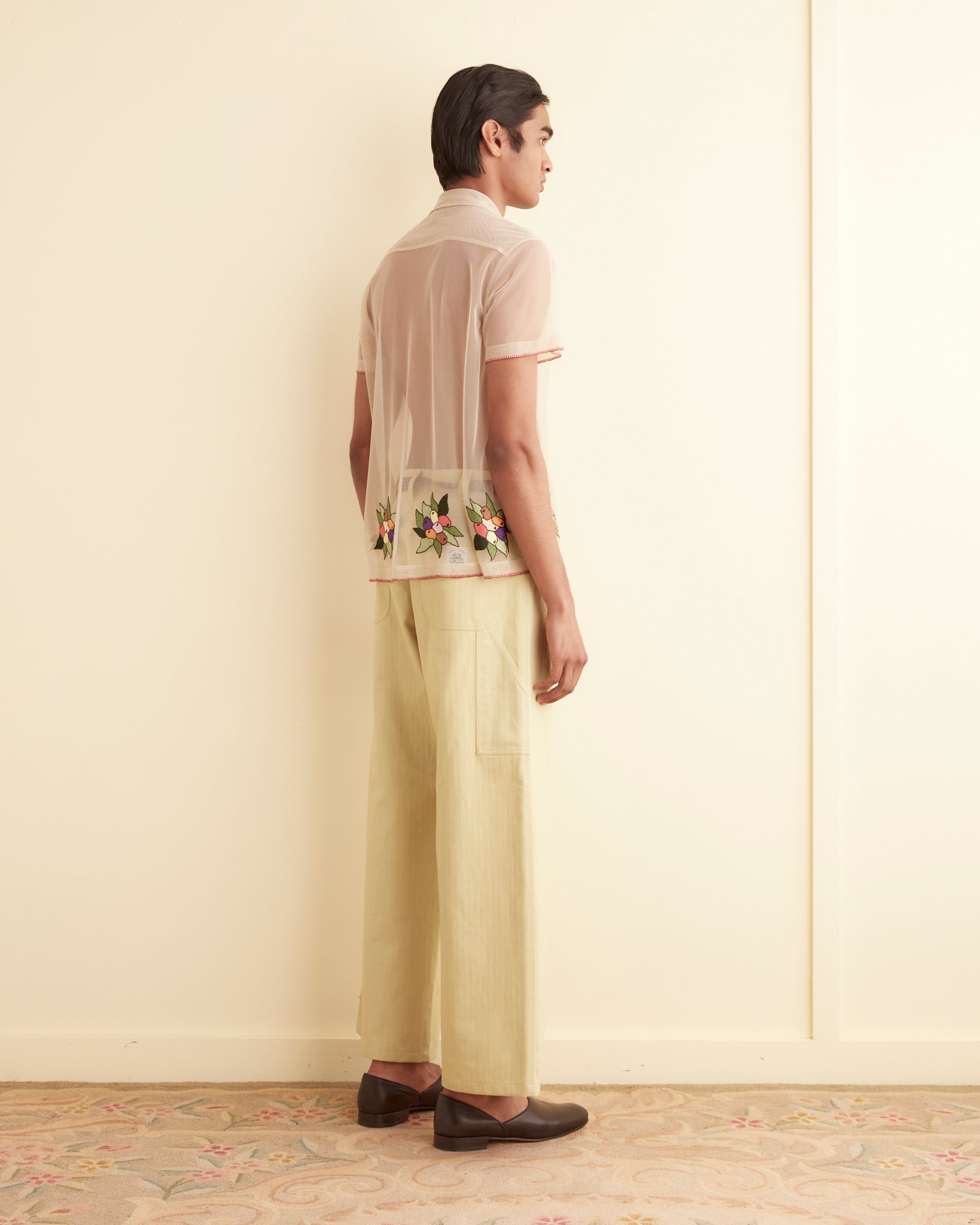 Embroidered Suncherry Short Sleeve Shirt – BODE