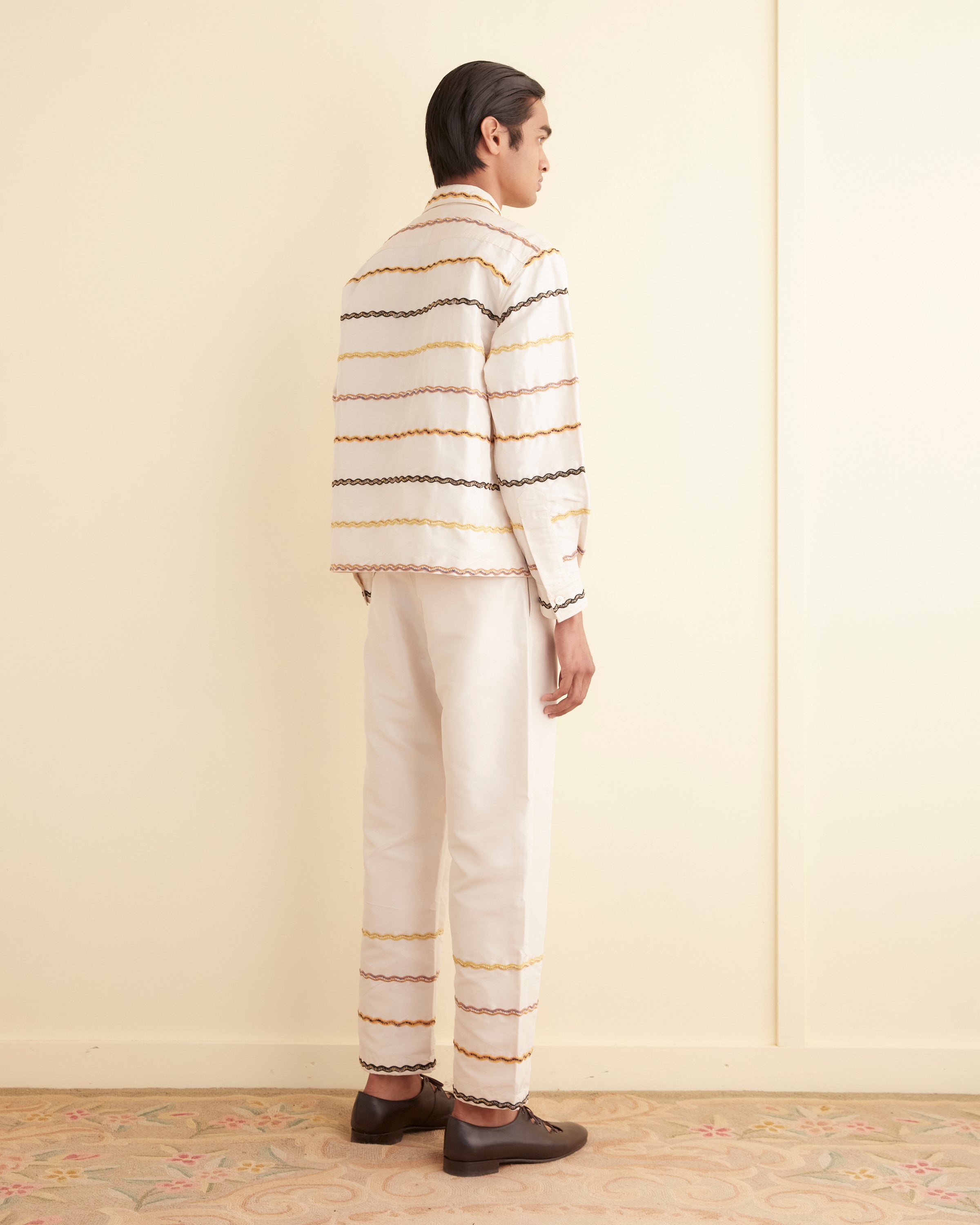 Rickrack Stripe Long Sleeve Shirt – BODE