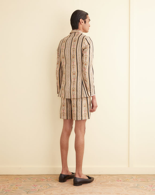 Floret Brocade Single-Breasted Suit Jacket MENS SUIT JACKETS BODE New York