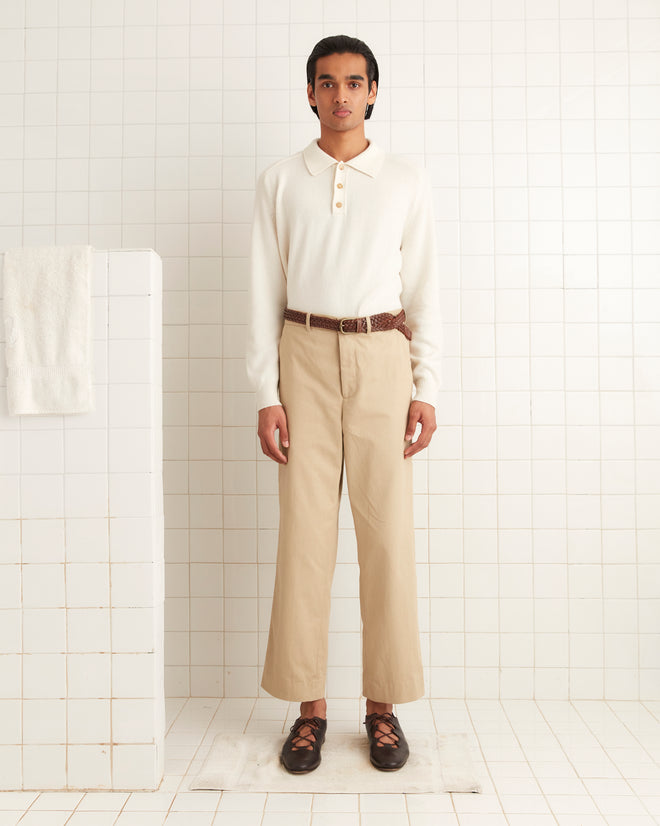 Khaki Bullion Trousers MENS TROUSERS BODE New York