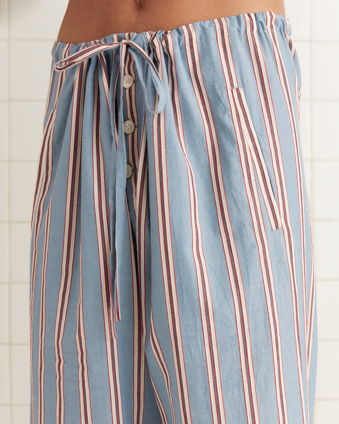 Regatta Stripe Pajama Pants MENS TROUSERS BODE New York