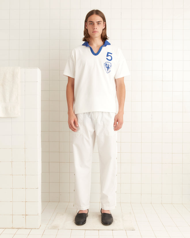 Recreation Polo - Cream MENS CUT AND SEW BODE New York