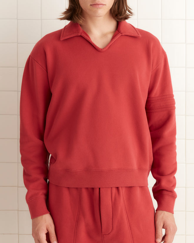 Crew Polo - Red SWEATSHIRTS BODE New York