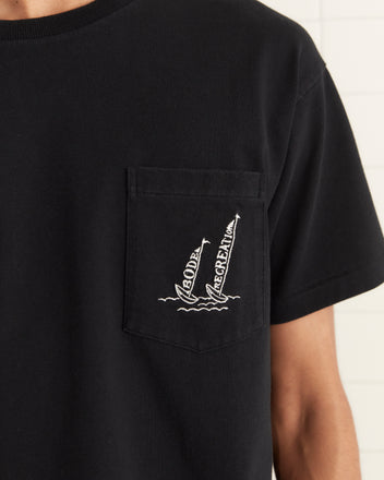 Recreation Sails Pocket Tee MENS CUT AND SEW BODE New York