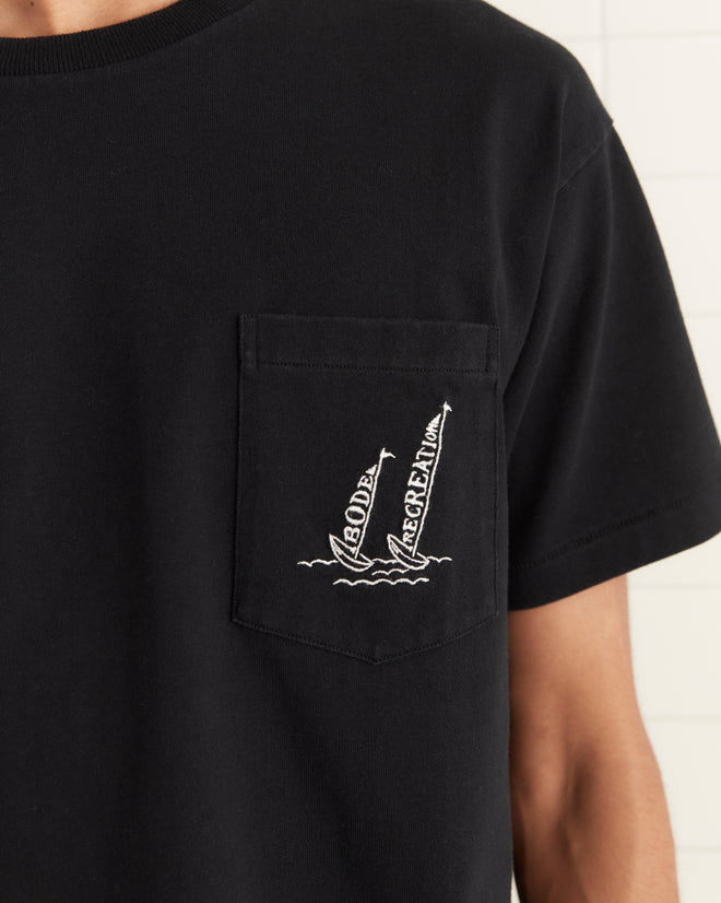 Recreation Sails Pocket Tee MENS CUT AND SEW BODE New York