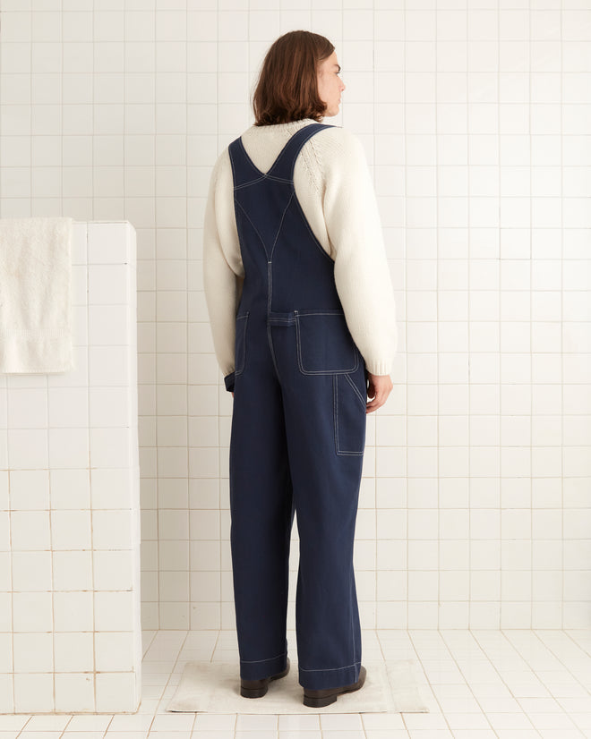 Knolly Brook Overalls - Dark Navy MENS JUMPSUITS BODE New York