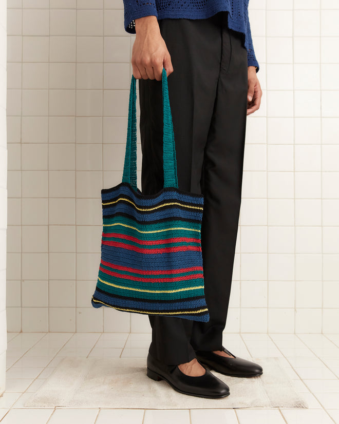 Riverbank Crochet Tote KNIT ACCESSORIES BODE New York