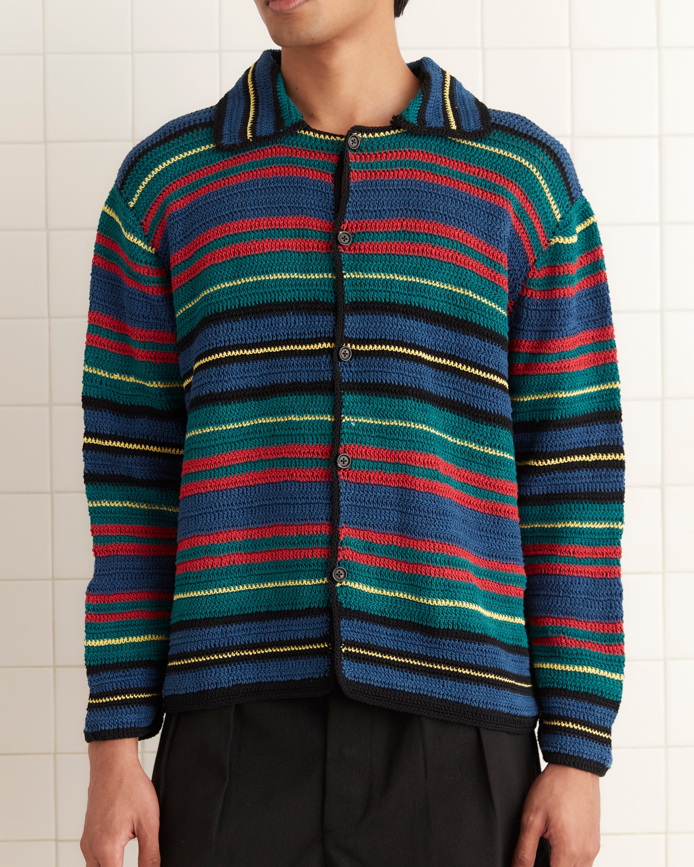BODE NY ボーディー Beaded Crochet タンクトップ　XS-S RS25-TIN136-