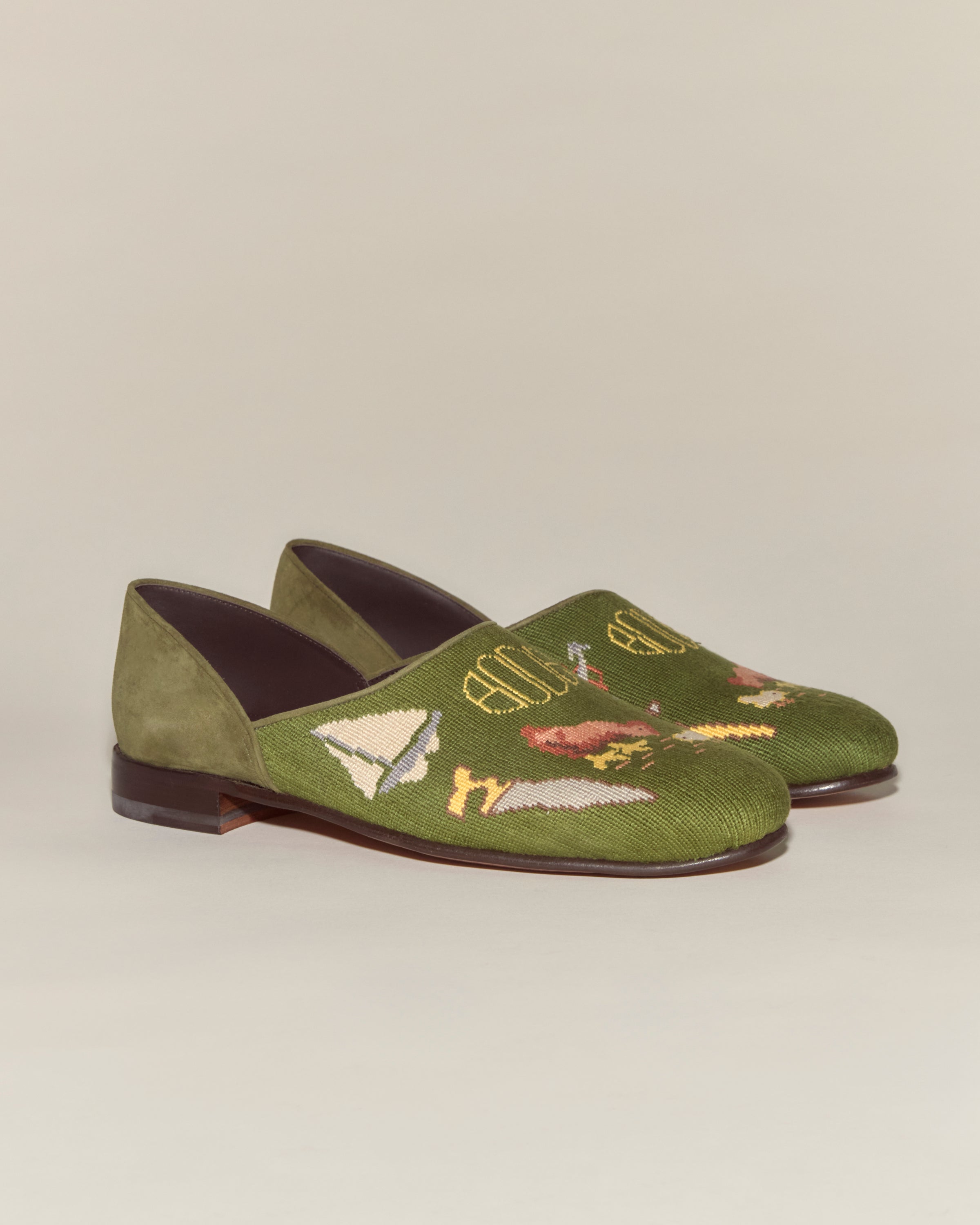Needlepoint House Shoes – BODE